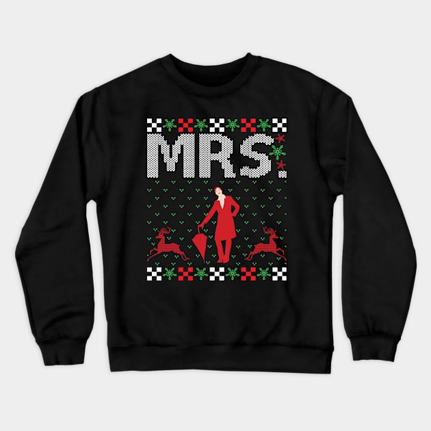 Mrs Crewneck Sweatshirt by MZeeDesigns